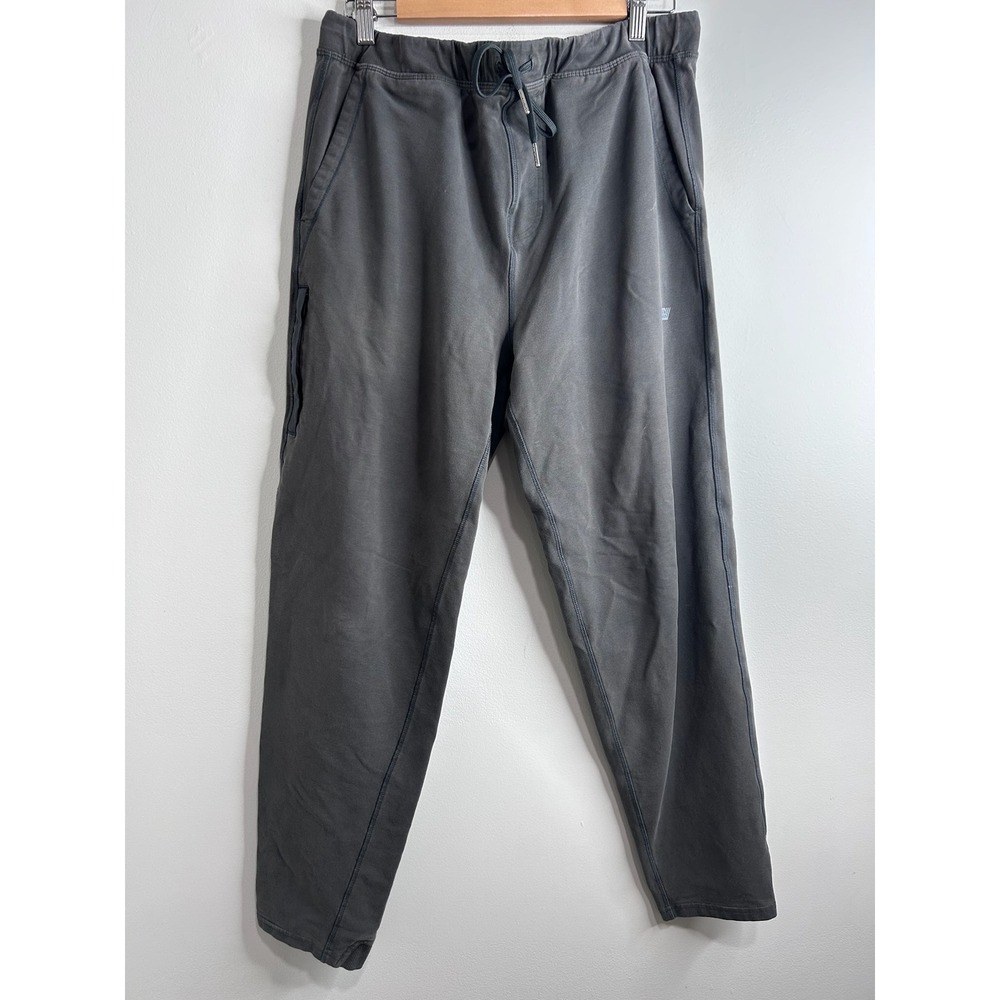 Mack Weldon Ace Sweatpants Mens Large Charcoal Gray Cotton Blend Joggers Stretch